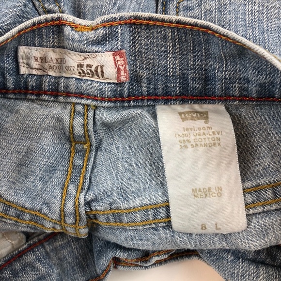 Levi’s 550 Size 8L Vintage Hight Waist Jeans - Picture 6 of 7